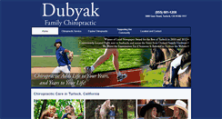 Desktop Screenshot of dubyakfamilychiropractic.net