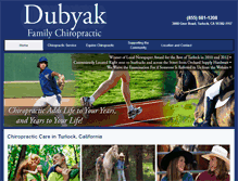 Tablet Screenshot of dubyakfamilychiropractic.net